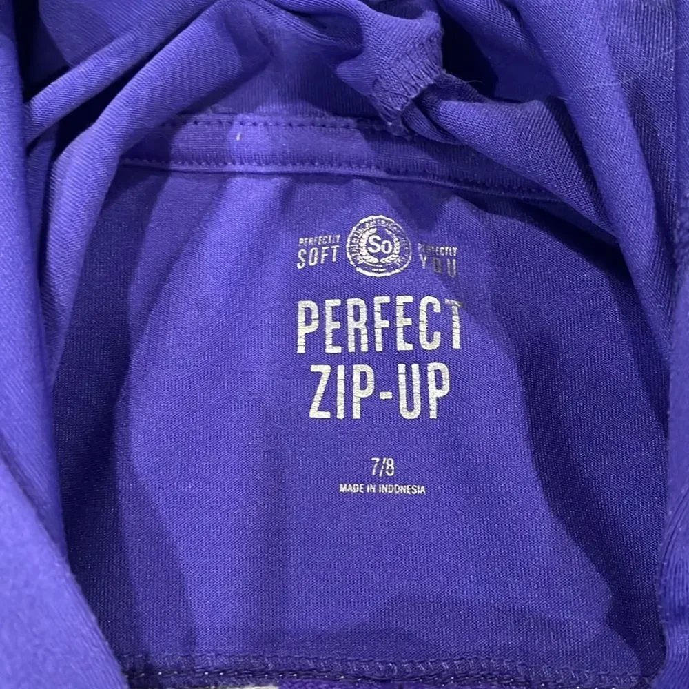 Kids Purple and Gray Hoodie